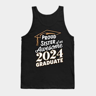 Awesome Graduate 2024 Sister Tank Top